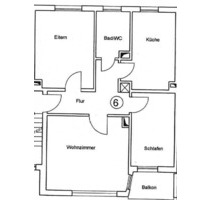 Helle 3 Zimmer Wohnung mit Einbauküche Zentrum - Wilhelmshaven Aldenburg
