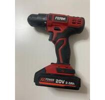 Ferm 20V Cordless Screwdriver with Charger and Bit Assortment - Bonn