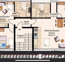 Dachstudio zur Vermietung - 480,00 EUR Kaltmiete, ca.  40,00 m² in Schwarzenfeld (PLZ: 92521)