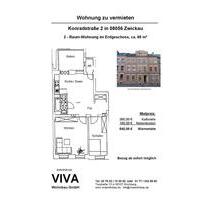 schöne 2 Zimmerwohnung mit Balkon in Zwickau, zentrumsnah