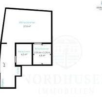Zentrale 1,5-Zimmer-Wohnung im Altbau – ideal für Singles! (06) - Itzehoe