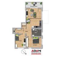 Wunderschöne 3-Zimmer-Erdgeschosswohnung in 77694 Kehl-Sundheim zu vermieten