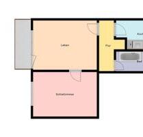 gemütliche 2 Raumwohnung mit Balkon - Plauen Bahnhofsvorstadt
