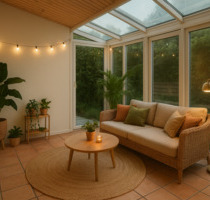 gemütliche Wohnung mit Gartenanteil und Wintergarten 3-4 Zimmer - Kößlarn
