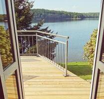Hütte direkt am See mieten Ferienhaus Mecklenburg Schwerin Ostsee - Pinnow