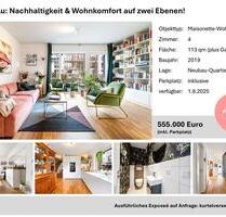 Maisonette-Wohnung auf zwei Ebenen mit Garten und Garage - Hamburg Wandsbek