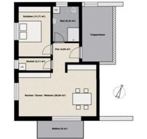 Neubau - 2 ZKB Wohnung in ruhiger Lage in Thannhausen - Erstbezug