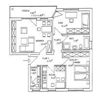 Schöne 3-Zimmer-Wohnung in guter Lage von Rothenburg o. d. Tauber - Rothenburg ob der Tauber