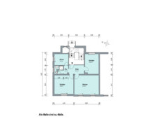 3-Zimmer-Wohnung in ruhiger, zentraler Lage – Lugau (Erzgeb.) - Lugau/Erzgebirge