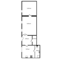 Frisch sanierte 2-Zimmer EG Wohnung in Lunden im Bungalow-Style