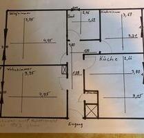 Helle, ruhige 3 Zimmerwohnung in der 3. Etage. Nähe Landgericht - Hagen