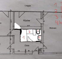 Wohnung in Do-Mengede - 750,00 EUR Kaltmiete, ca.  76,00 m² in Dortmund (PLZ: 44357) Mengede
