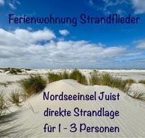 Nordseeinsel Juist, FREI Ferienwohnung Strandflieder, 1-3 Pers.