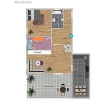 3-Zimmerwohnung mit Dachterrasse, Keller, Stellplatz und Garage - Pfarrkirchen