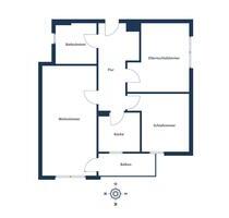 Moderne 81 m² kernsanierte 3-Zi. Wohnung mit Balkon & Stellplatz - Ismaning