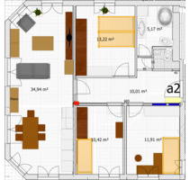 4-Zimmer Wohnung ab Oktober - 1.250,00 EUR Kaltmiete, in Neuenburg am Rhein (PLZ: 79395)