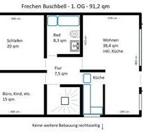 Whg - Frechen Buschbell - 1. OG - 91 qm - Balkon - inkl. Küche