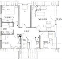 Schlüchtern-Innenstadt 4 ZKB, 105 qm, DG, Balkon zu vermieten