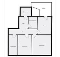 95qm Terrassen-Wohnung hell, freundlich in Jugendstilvilla, moderne Einbauküche Flamersheim - Euskirchen Dom-Esch