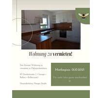 Helle 3-Zimmer-Wohnung zu vermieten, inkl. Garage und Keller - Neuendettelsau