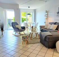 Ferienhaus Meeresfrische in Kappeln an der SchleiOstsee 4 Personen 2 Schlafzimmer 1 Bad TV Steinterrasse Sonnenschirm Balkon Strand Meer Fjord Ostsee - Dörphof