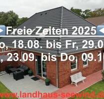 Großzügiges und neues Ferienhaus (DHH) mit Sauna in Dornum ⚓️