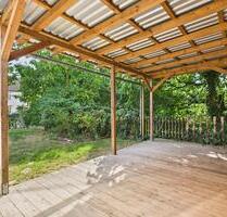 Einfamilienhaus mit Garten, Innenhof und SchuppenScheune - Karlsruhe Knielingen