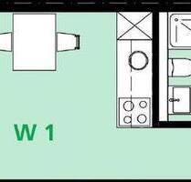 ERSTBEZUG! 2-Zimmer-Wohnung in Singen Stadtmitte (teilmöbliert) - Singen (Hohentwiel)