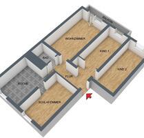 TRAUMHAFTE 4 RAUMWOHNUNG - 485,00&nbsp;EUR Kaltmiete, ca.&nbsp; 79,37&nbsp;m&sup2; in Havelberg (PLZ: 39539)