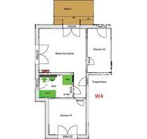 63qm OG Neubau Mietwohnung Collenberg hohe Energieeffiz 3,5 Z.