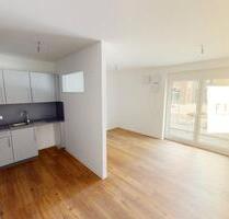 Toll geschnittene 1-Zimmer-Wohnung mit BALKON und EBK im Neubauquartier 'Field 4' - Mannheim Neckarstadt-Ost