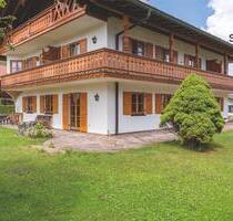 Traumhafte EG-Wohnung mit großer Terrasse und eigenem Garten - Wallgau