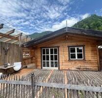 Hütte im Blockbau 12cm massiv zur Dauernutzung auf Campinglatz - Unterwössen Oberwössen