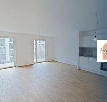 Helle 3-Zimmer-Wohnung mit großem BALKON und EBK im Neubauquartier 