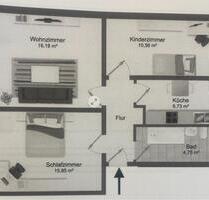 3 Raum-Wohnung in Gossa (ohne Kaution) - Bitterfeld-Wolfen