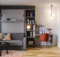 Lichtdurchflutete 1-Zimmer-Wohnung, vollmöbliert, neuwertig - Nürnberg Eberhardshof