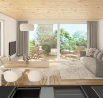 SEESICHT I Niedrigste Nebenkosten I NEUBAU I Wohnung 3.3: Lichtdurchflutete, wohngesunde 3 Zimmerwohnung in Überlingen