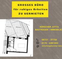 Ruhiges Büro - 400,00&nbsp;EUR Kaltmiete, in Dingolfing (PLZ: 84130)
