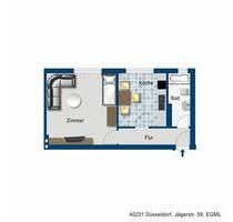 Single-Wohnung in Düsseldorf-Eller ab 01.09