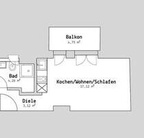 AB SOFORT: Attraktive 1-Zimmer-Wohnung (25 m²) in KfW-55-Neubau - Potsdam Babelsberg
