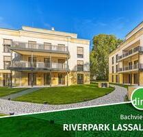 Luxuriöser Wohntraum mit Blick ins Grüne, inkl. Einbauküche, Kamin, Südwest-Balkon, HWR u.v.m. - Leipzig