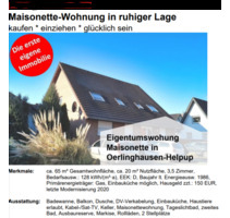 Souterrain Wohnung in ruhiger Lage von Oerlinghausen-Helpup
