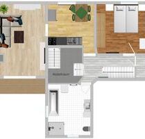 Neu renovierte, helle 2-Zimmer-EG-Wohnung (65 m²) Gartenanteil - Vilshofen an der Donau