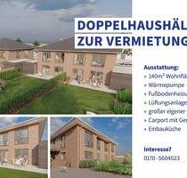Neubau! DHH Doppelhaushälfte Wohnung in Meppen-Rühle zur Miete