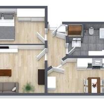 Frisch renovierte 2-Zimmer-Wohnung mit neuer Küche - Magdeburg Leipziger Straße