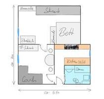 2 Raum Wohnung Dachgeschoss Warnemünde Ostsee Ferienwohnung - Rostock Hohe Düne