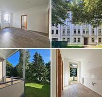 2 Warmmieten sparen*: renovierte Altbauwohnung mit großzügigen Balkon im bequemen EG - Chemnitz Ebersdorf