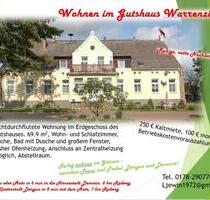 Wohnen im Gutshaus - 250,00 EUR Kaltmiete, in Borrentin (PLZ: 17111)