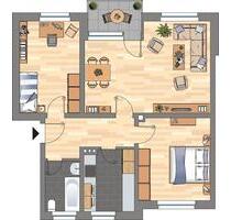 Wir modernisieren für Sie! 3-ZKB-Balkonwohnung im Europaviertel zu vermieten! - Wilhelmshaven Aldenburg