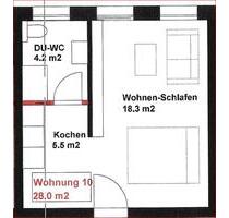 Helle 1-Zimmer-Whg. in Hagen – ideal für Alleinlebende, Rentner oder junge Berufstätige (Whg10-204)